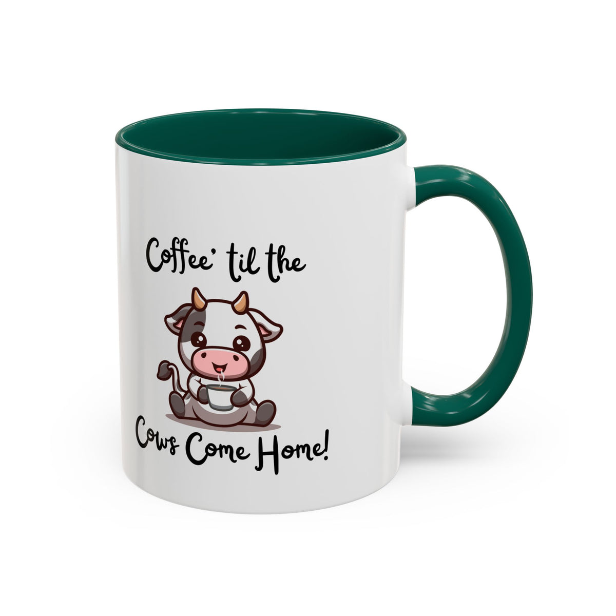 Coffee Mug (11oz & 15oz) - Coffee Cow - Assorted Colors