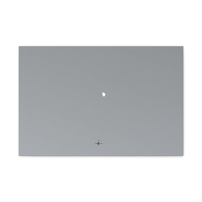 "To The Moon" (Gray) Canvas