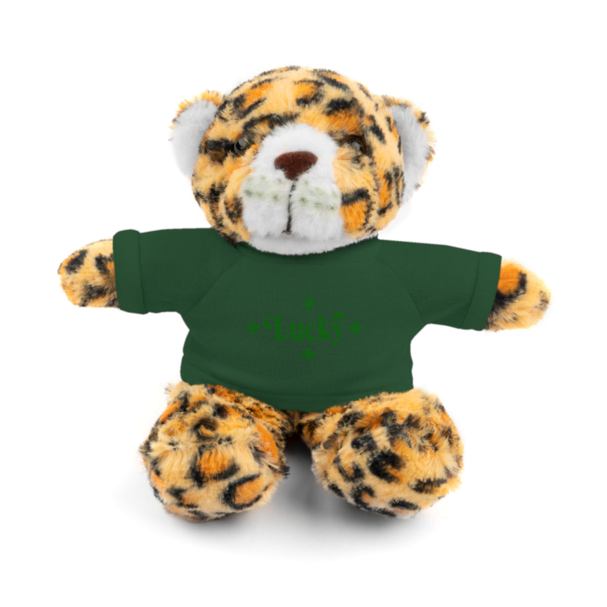 Lucky Tee Plush - Bear, Sheep, Bunny, Jaguar, Panda, or Lion