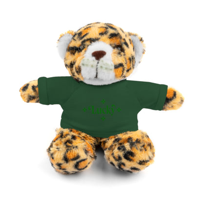 Lucky Tee Plush - Bear, Sheep, Bunny, Jaguar, Panda, or Lion