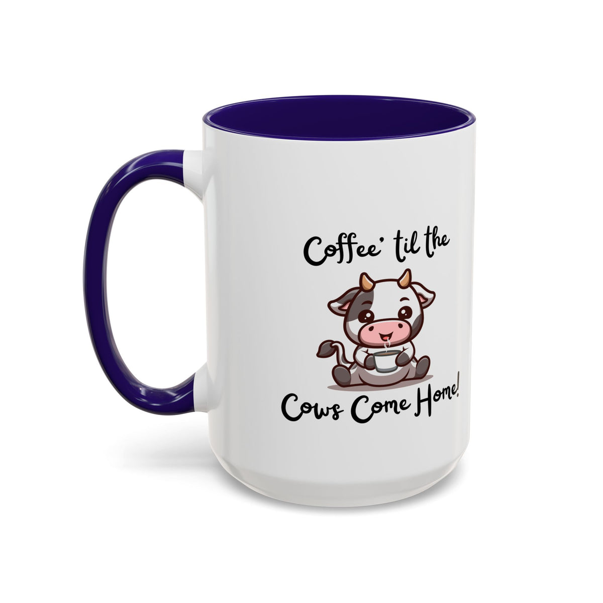 Coffee Mug (11oz & 15oz) - Coffee Cow - Assorted Colors