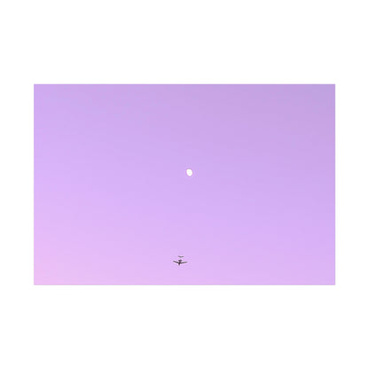 "To The Moon" (Purple) Canvas