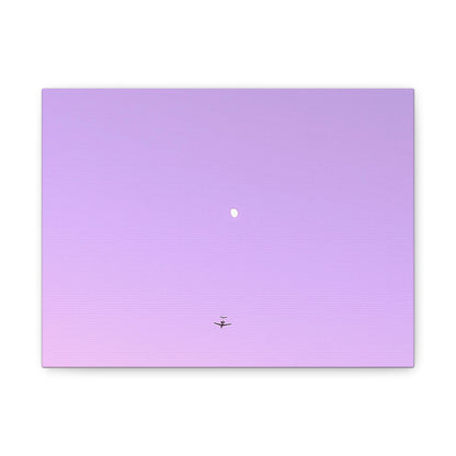 "To The Moon" (Purple) Canvas