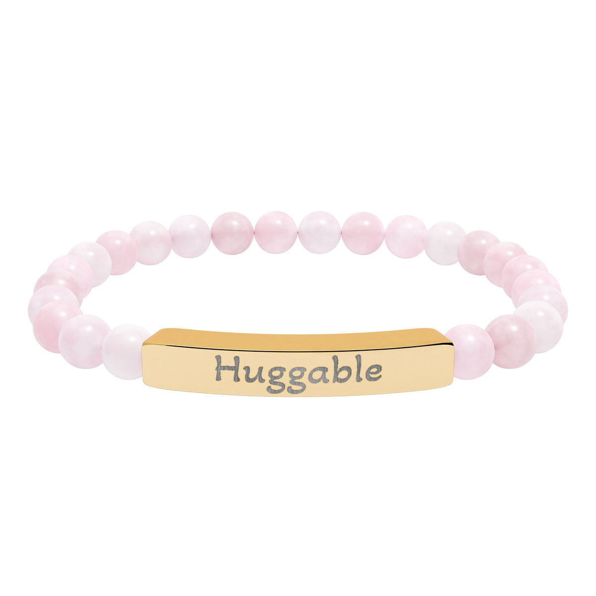 Engraved Stone Bracelet - 'Huggable'
