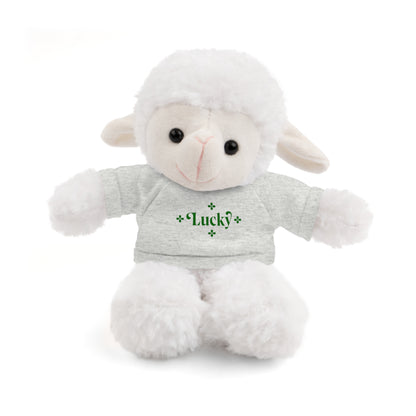 Lucky Tee Plush - Bear, Sheep, Bunny, Jaguar, Panda, or Lion