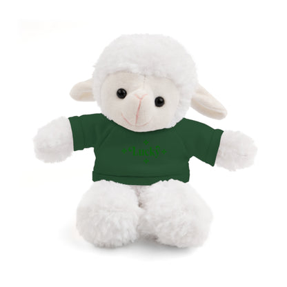 Lucky Tee Plush - Bear, Sheep, Bunny, Jaguar, Panda, or Lion
