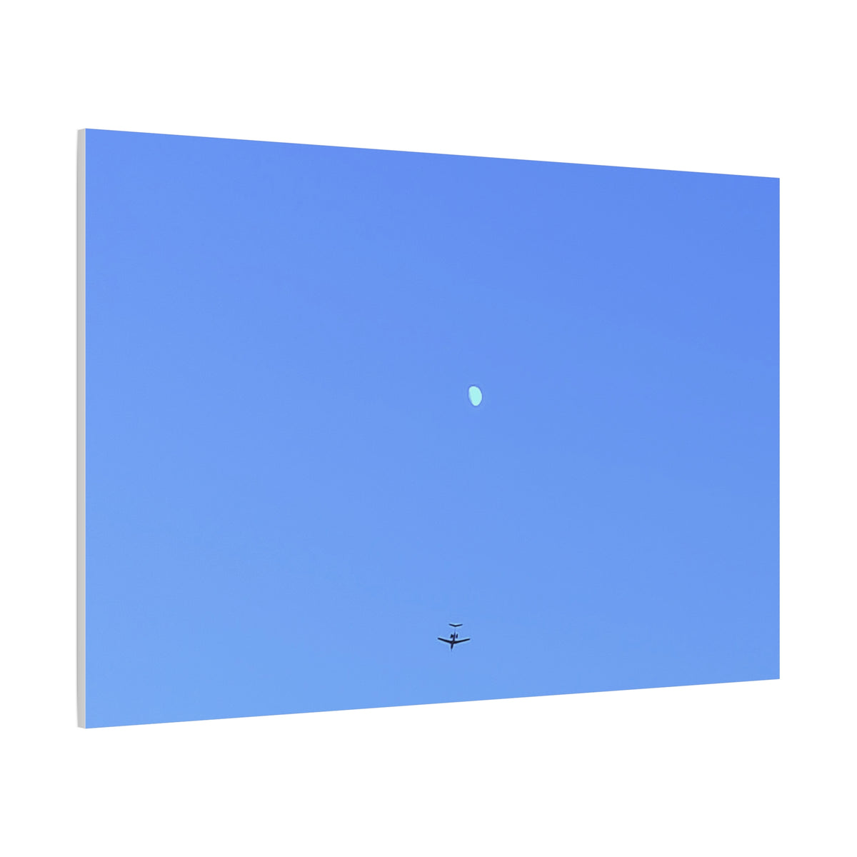 "To The Moon" (Blue) Canvas