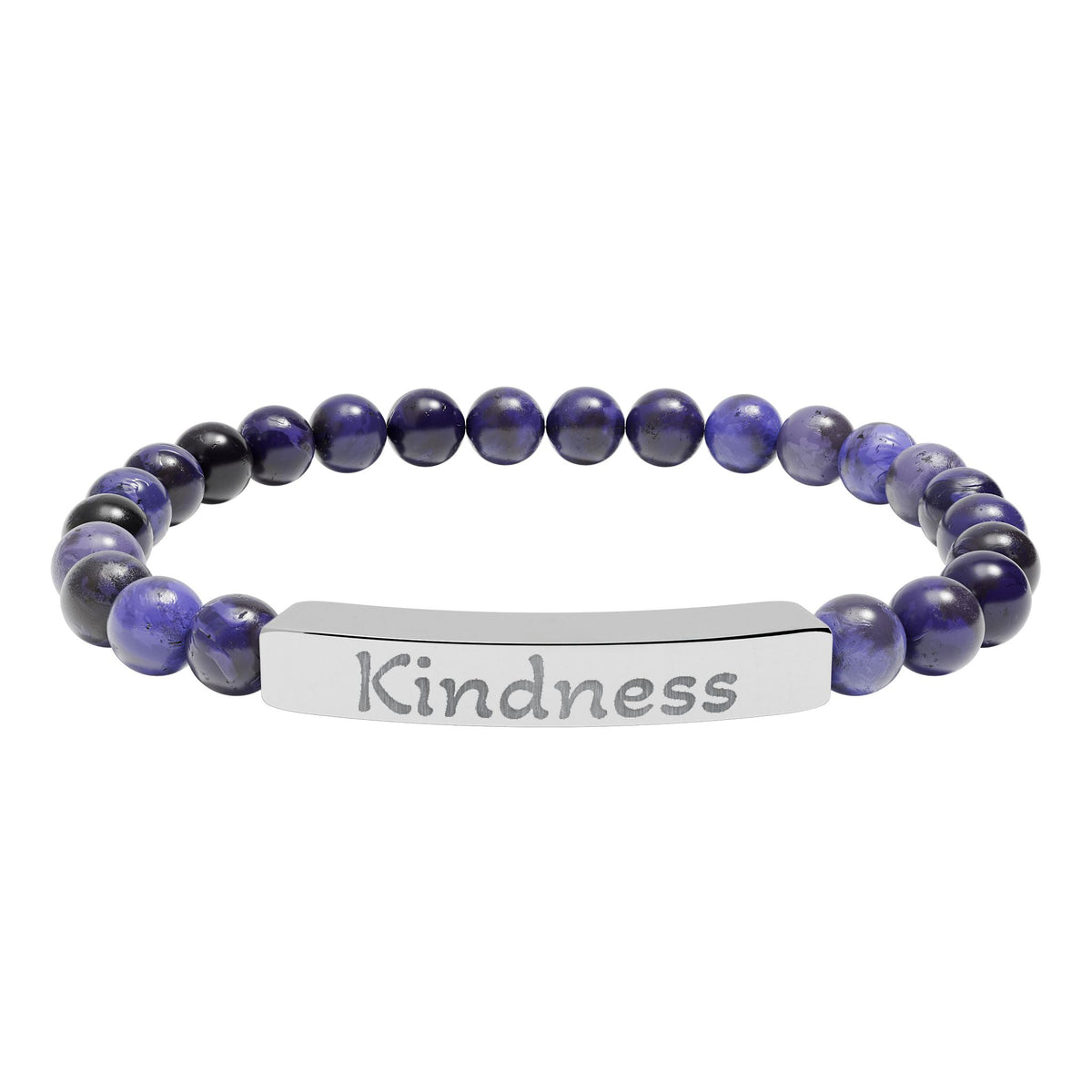 Engraved Stone Bracelet - 'Kindness'