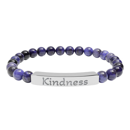 Engraved Stone Bracelet - 'Kindness'
