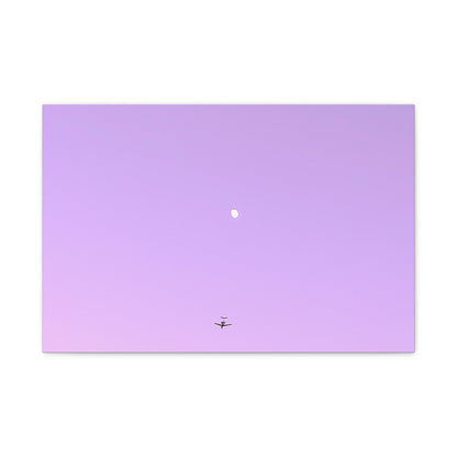 "To The Moon" (Purple) Canvas