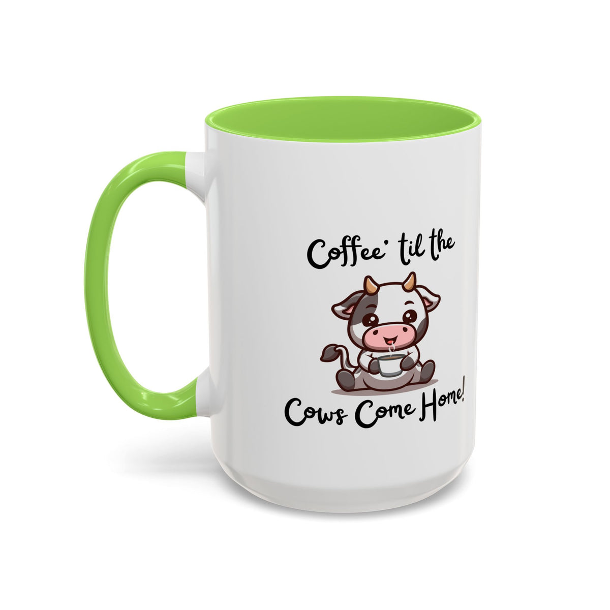 Coffee Mug (11oz & 15oz) - Coffee Cow - Assorted Colors