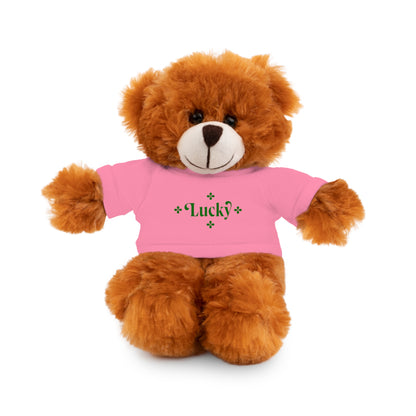 Lucky Tee Plush - Bear, Sheep, Bunny, Jaguar, Panda, or Lion