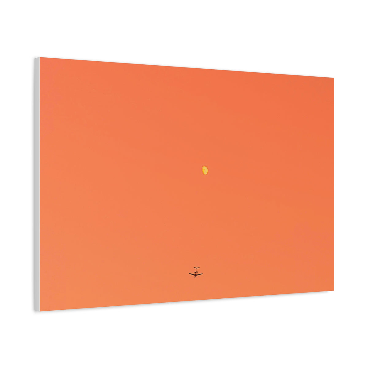 "To The Moon" (Orange) Canvas