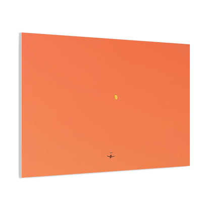 "To The Moon" (Orange) Canvas