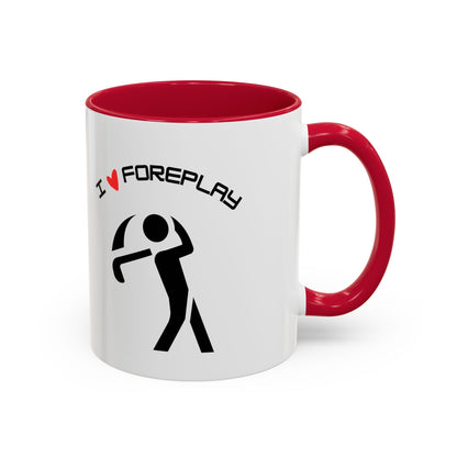 Golf Coffee Mug (11oz & 15oz) - "I Love Foreplay"