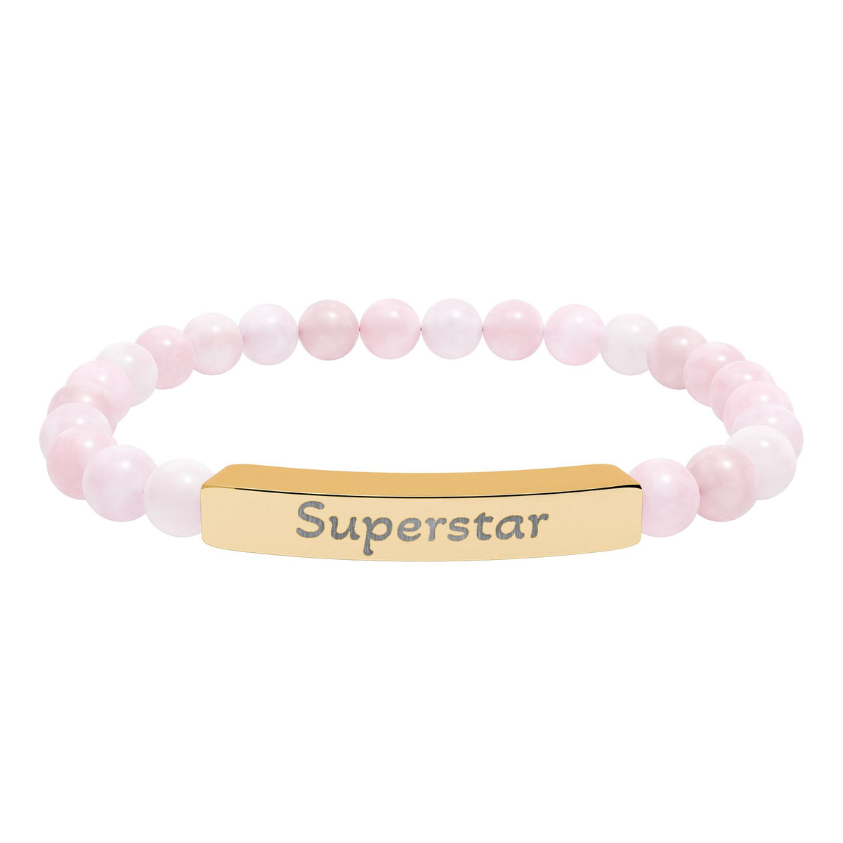 Engraved Stone Bracelet - 'Superstar'