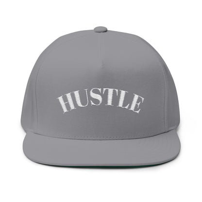 Hustle - Flat Bill Snapback Trucker Hat
