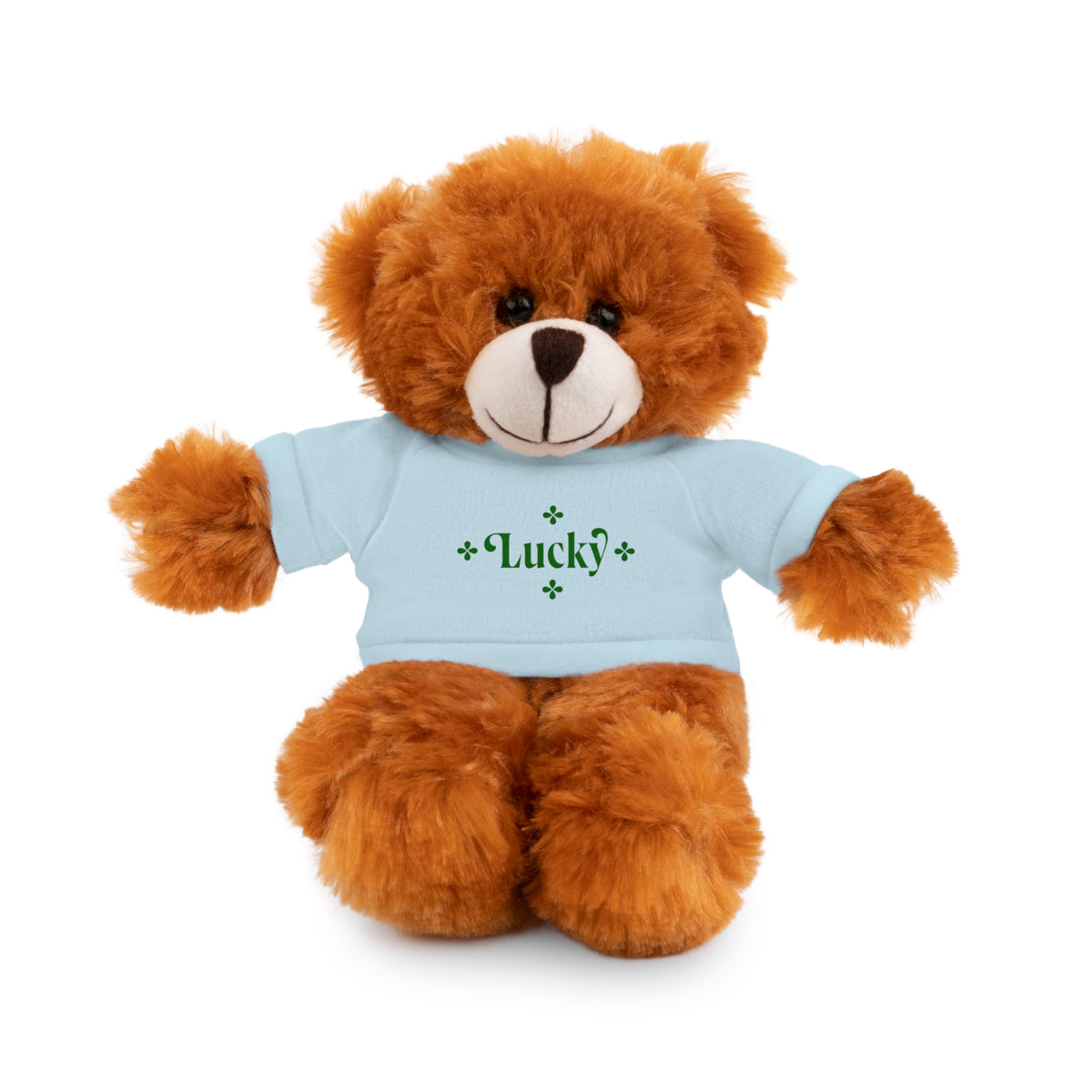 Lucky Tee Plush - Bear, Sheep, Bunny, Jaguar, Panda, or Lion
