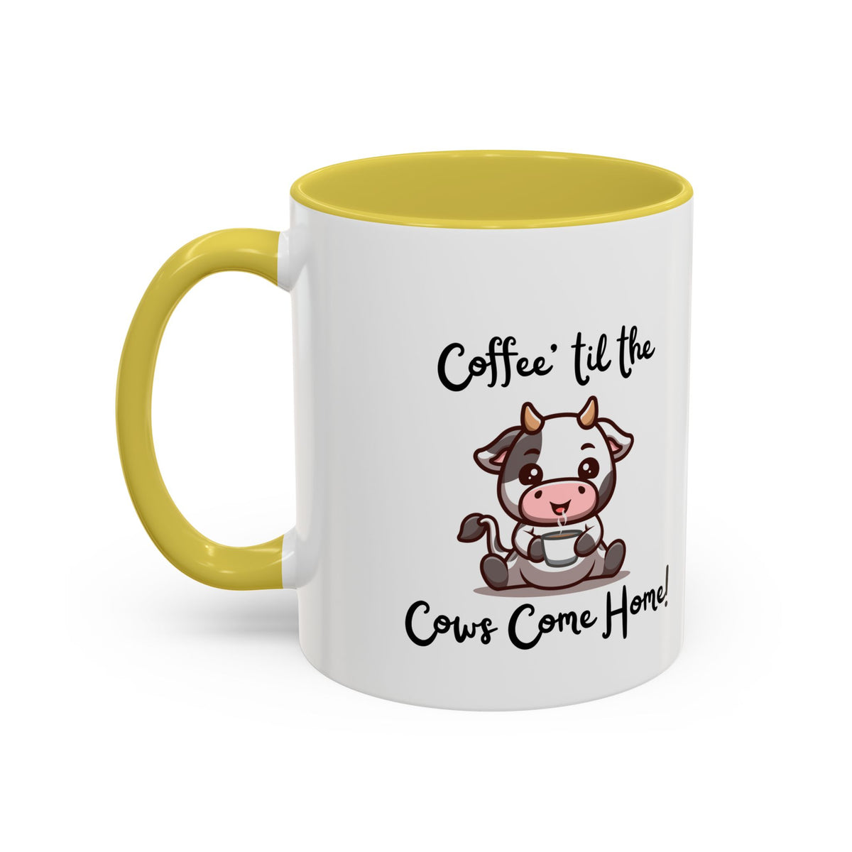 Coffee Mug (11oz & 15oz) - Coffee Cow - Assorted Colors