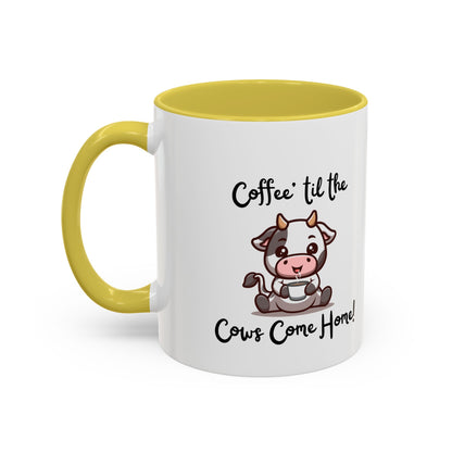 Coffee Mug (11oz & 15oz) - Coffee Cow - Assorted Colors