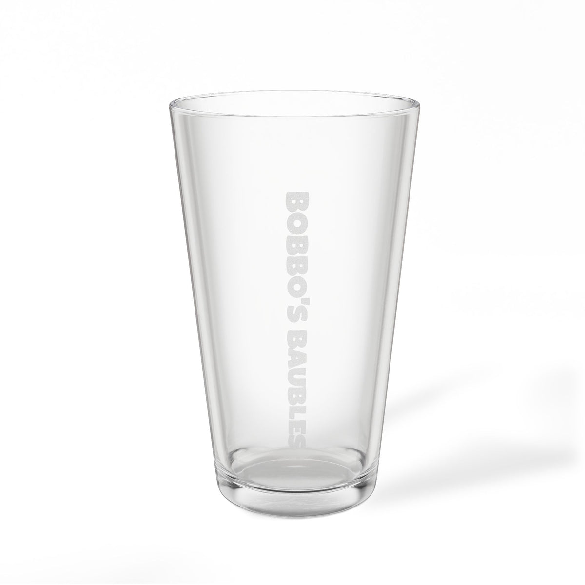 Baubles Logo - Pint Glass