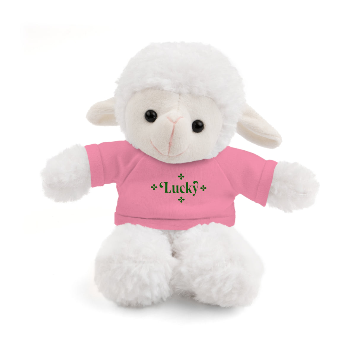 Lucky Tee Plush - Bear, Sheep, Bunny, Jaguar, Panda, or Lion