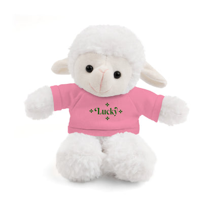 Lucky Tee Plush - Bear, Sheep, Bunny, Jaguar, Panda, or Lion