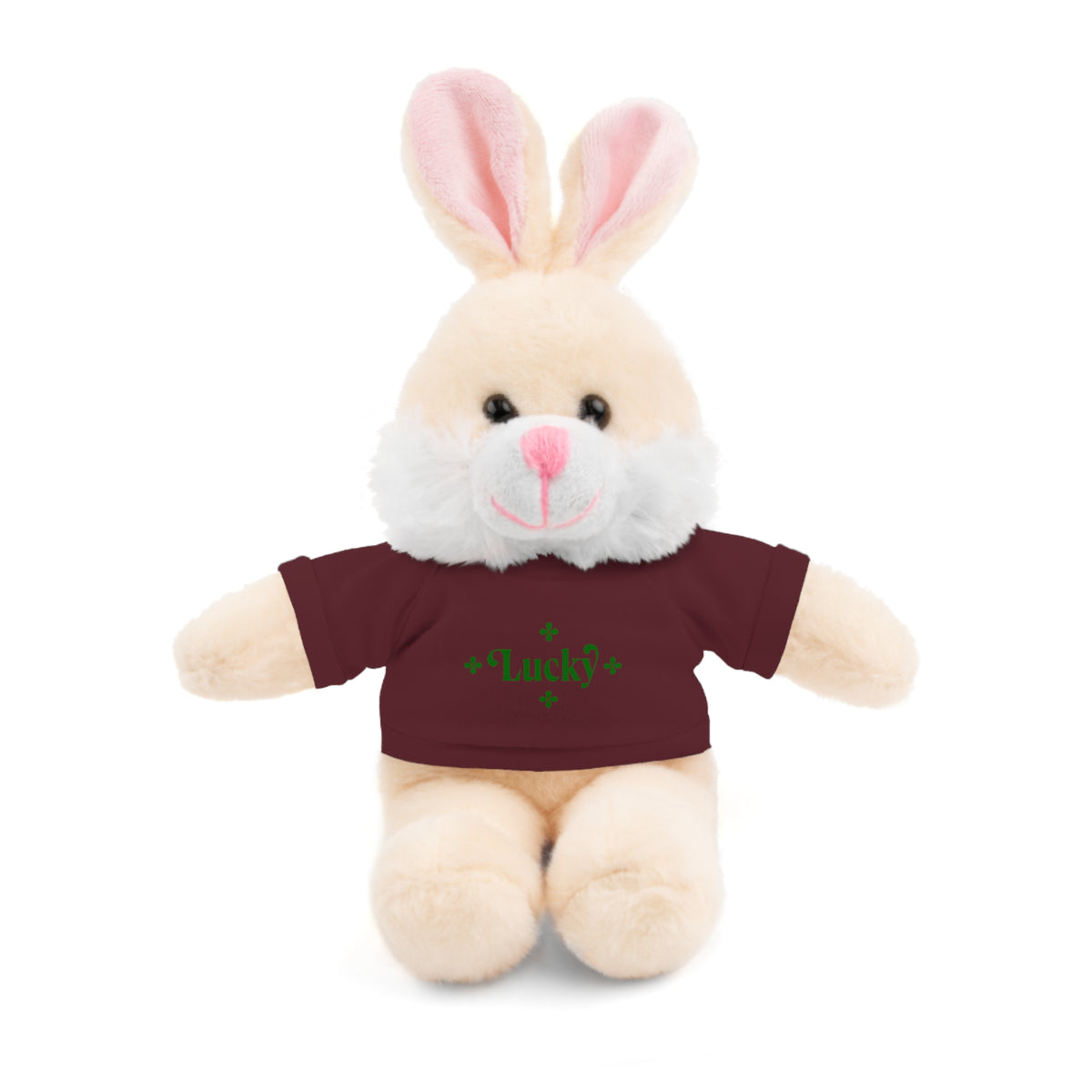 Lucky Tee Plush - Bear, Sheep, Bunny, Jaguar, Panda, or Lion