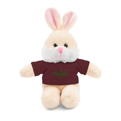 Lucky Tee Plush - Bear, Sheep, Bunny, Jaguar, Panda, or Lion