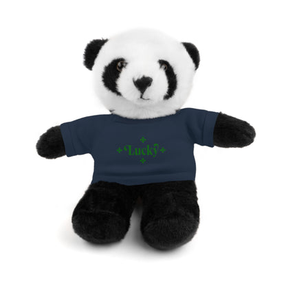 Lucky Tee Plush - Bear, Sheep, Bunny, Jaguar, Panda, or Lion