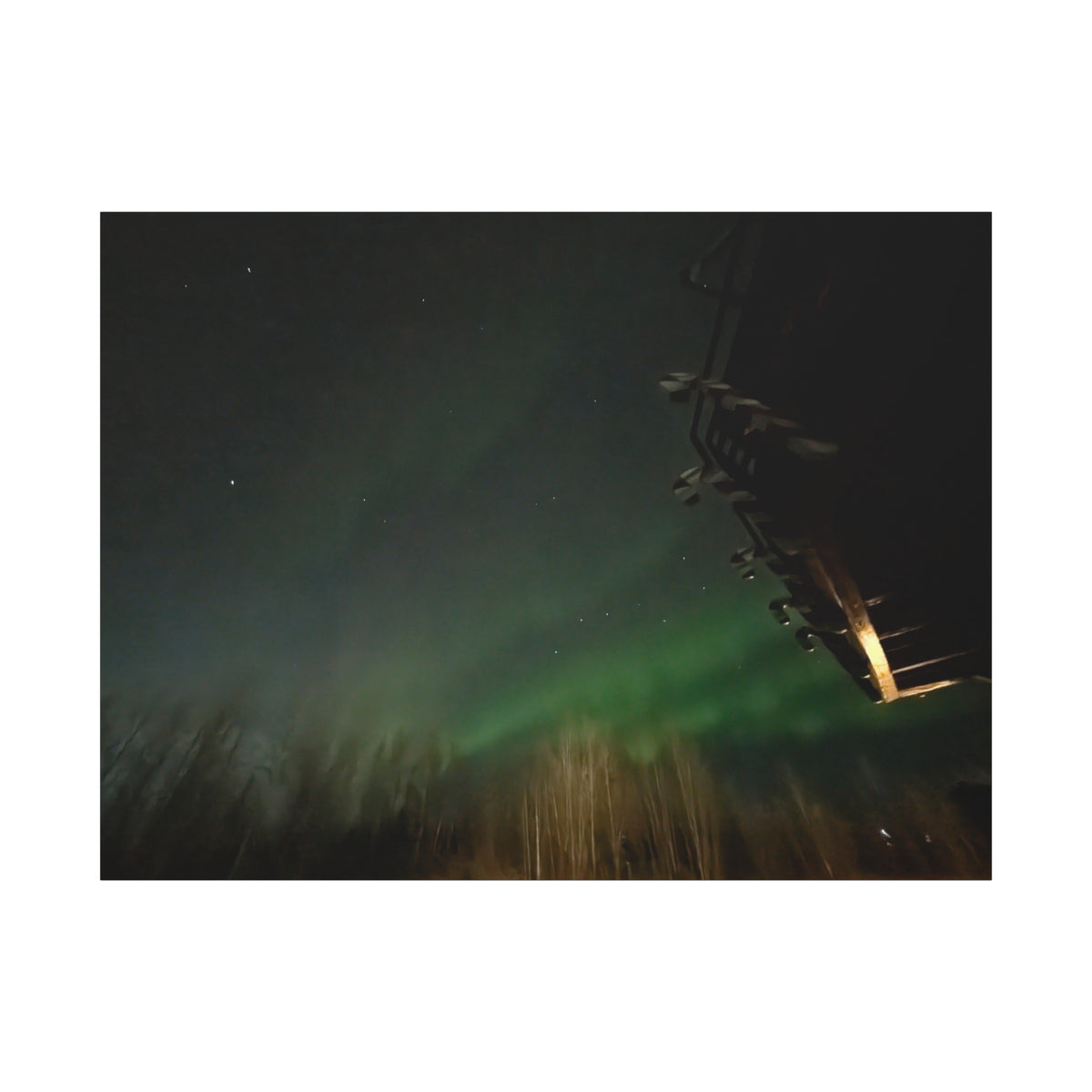 "Passing Aurora" Canvas