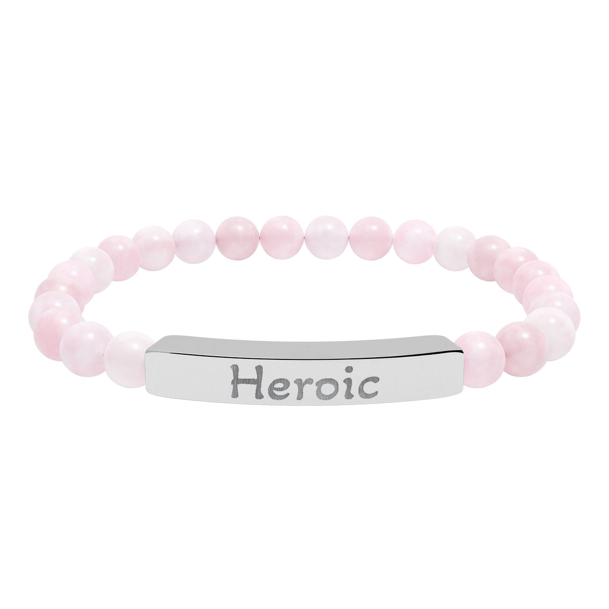 Engraved Stone Bracelet - 'Heroic'