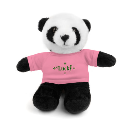 Lucky Tee Plush - Bear, Sheep, Bunny, Jaguar, Panda, or Lion
