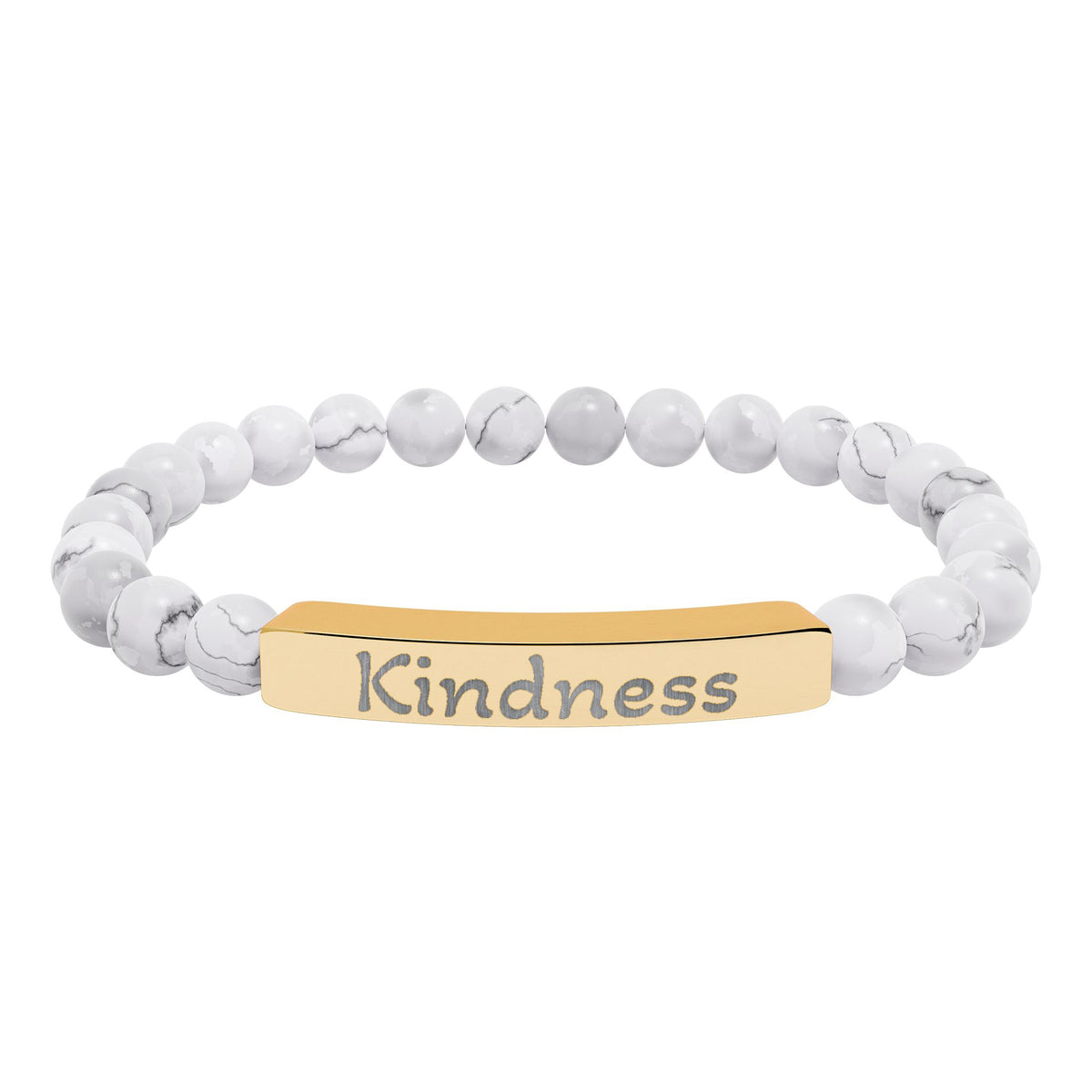 Engraved Stone Bracelet - 'Kindness'