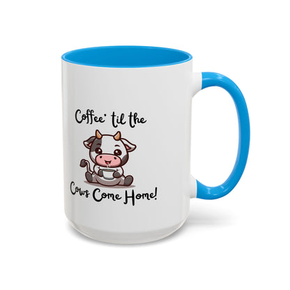 Coffee Mug (11oz & 15oz) - Coffee Cow - Assorted Colors
