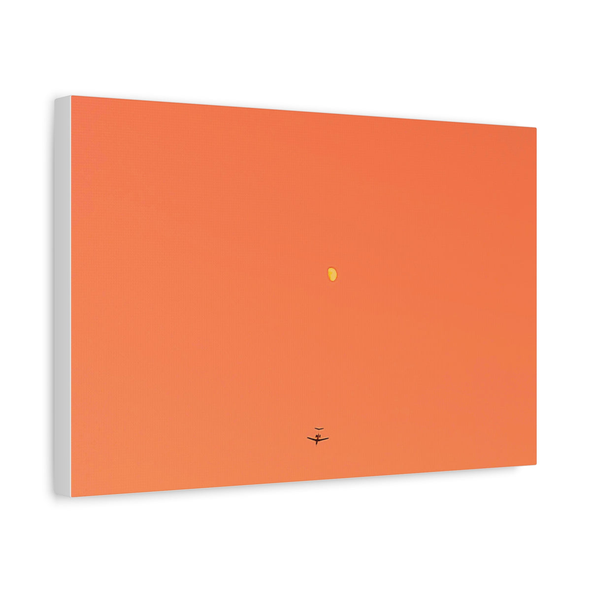 "To The Moon" (Orange) Canvas