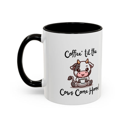 Coffee Mug (11oz & 15oz) - Coffee Cow - Assorted Colors