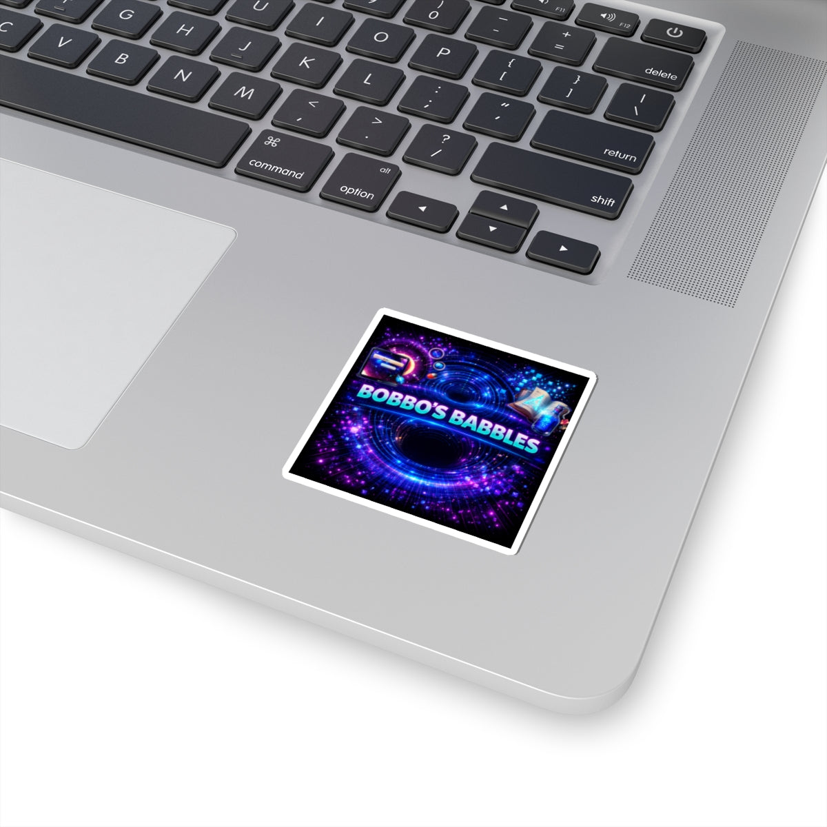 'Bobbo’s Babbles' Matrix Logo Sticker