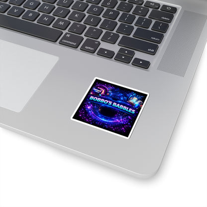 'Bobbo’s Babbles' Matrix Logo Sticker