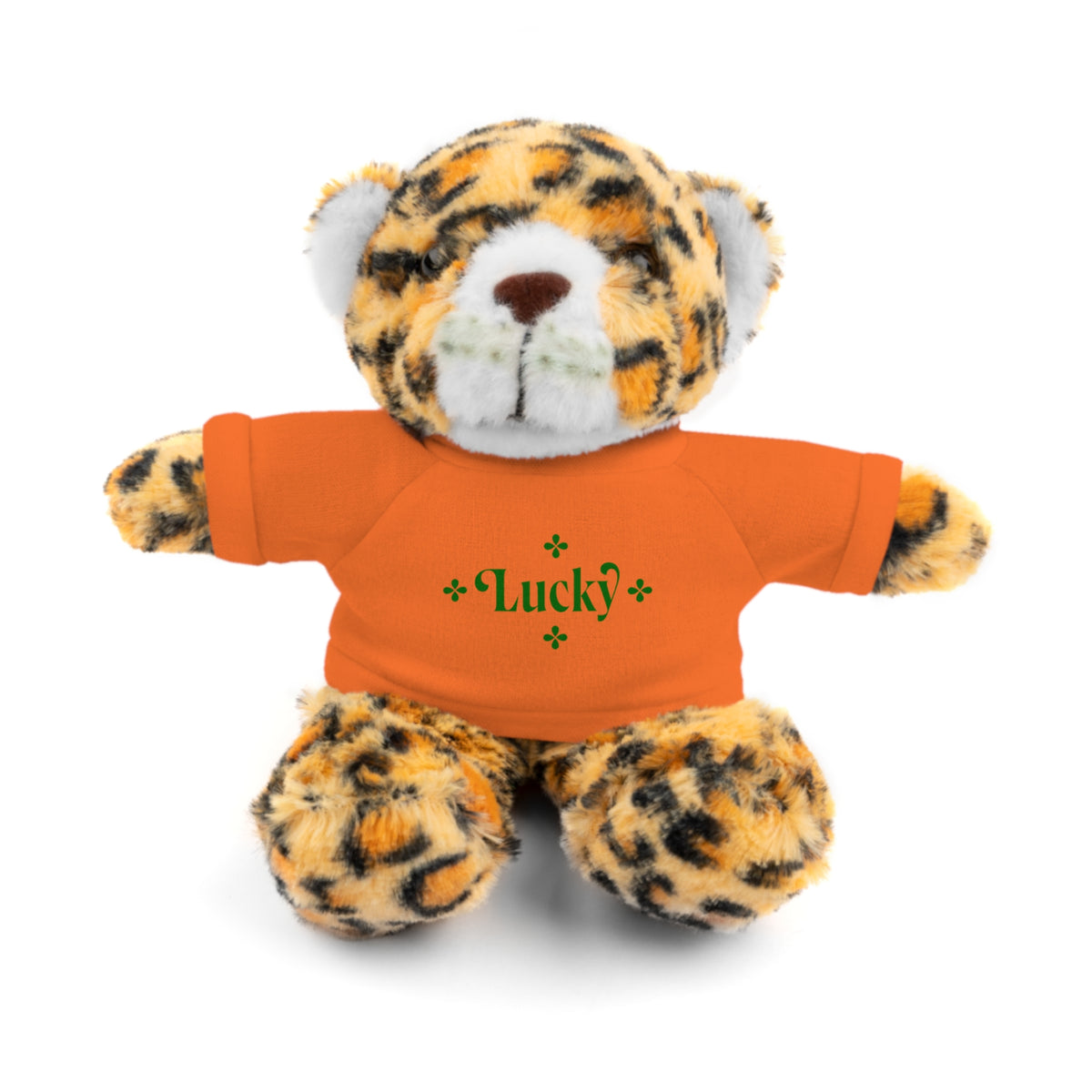 Lucky Tee Plush - Bear, Sheep, Bunny, Jaguar, Panda, or Lion