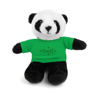 Lucky Tee Plush - Bear, Sheep, Bunny, Jaguar, Panda, or Lion