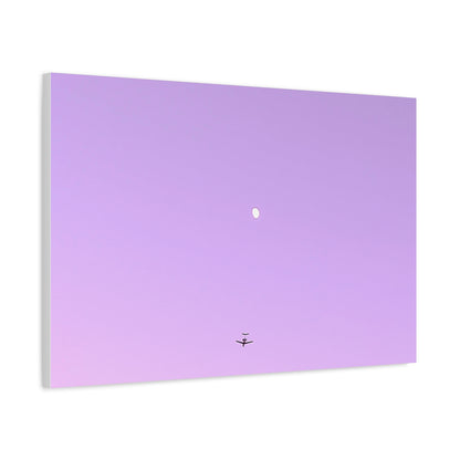 "To The Moon" (Purple) Canvas
