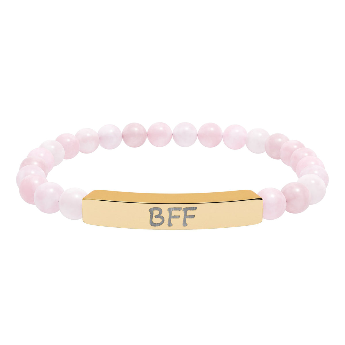Engraved Stone Bracelet - 'BFF'