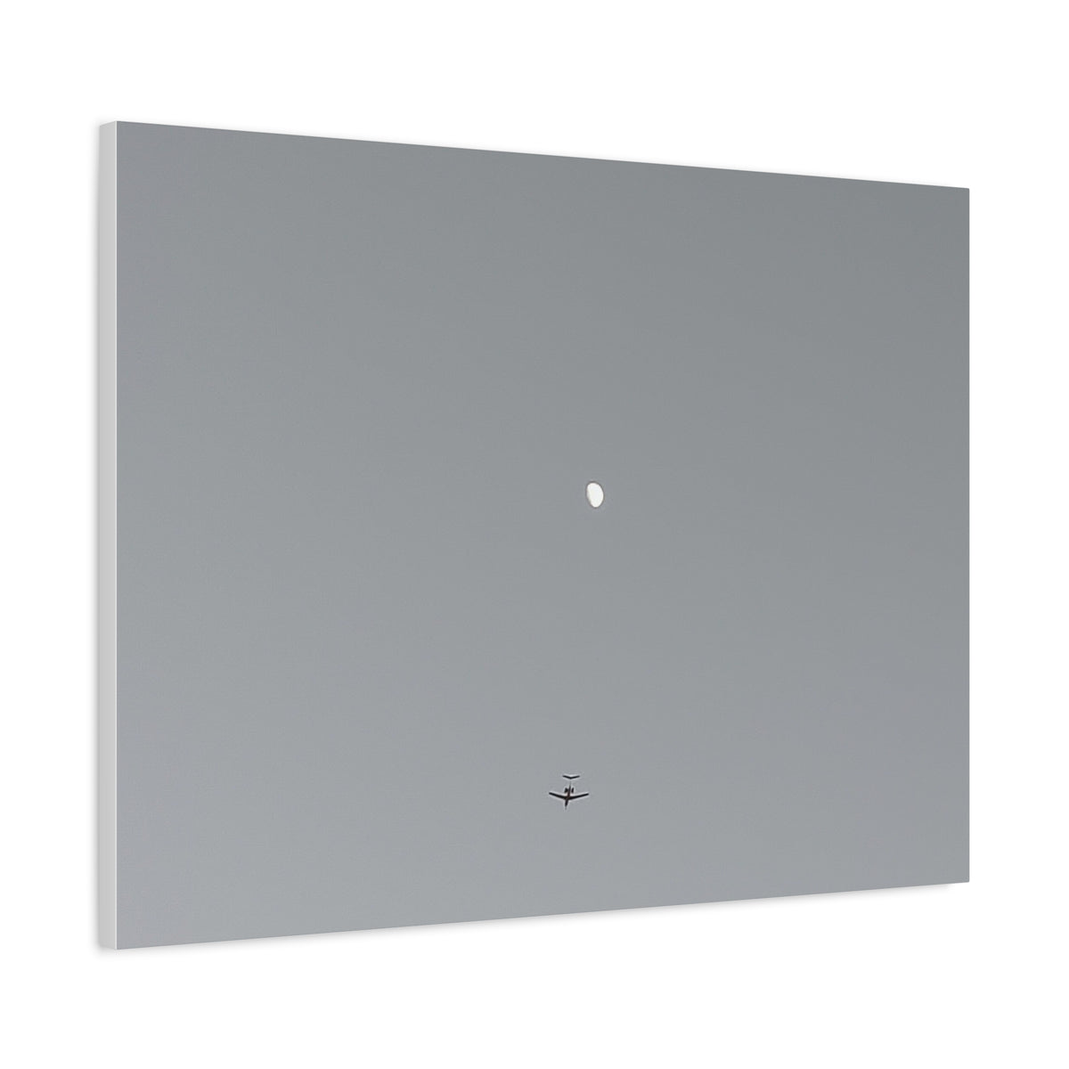 "To The Moon" (Gray) Canvas