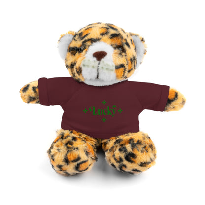 Lucky Tee Plush - Bear, Sheep, Bunny, Jaguar, Panda, or Lion