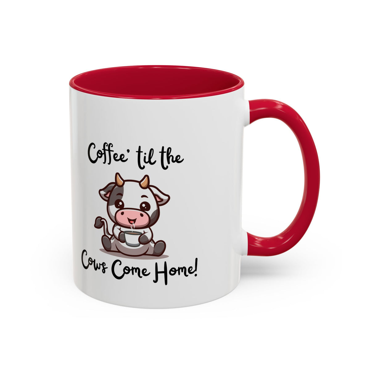 Coffee Mug (11oz & 15oz) - Coffee Cow - Assorted Colors