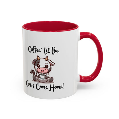 Coffee Mug (11oz & 15oz) - Coffee Cow - Assorted Colors