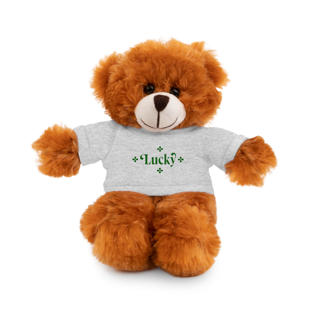 Lucky Tee Plush - Bear, Sheep, Bunny, Jaguar, Panda, or Lion