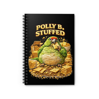 Polly B. Stuffed Spiral Notebook - Ruled Line