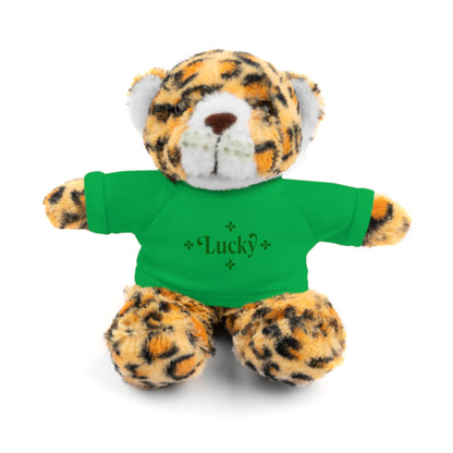Lucky Tee Plush - Bear, Sheep, Bunny, Jaguar, Panda, or Lion